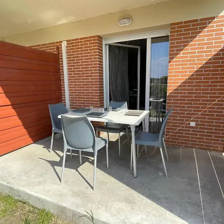 Ideal Familles : T2 Climatise Avec Terrasse, Piscine, Pres De La A - Fr-1-225-732 * Argeles-sur-Mer