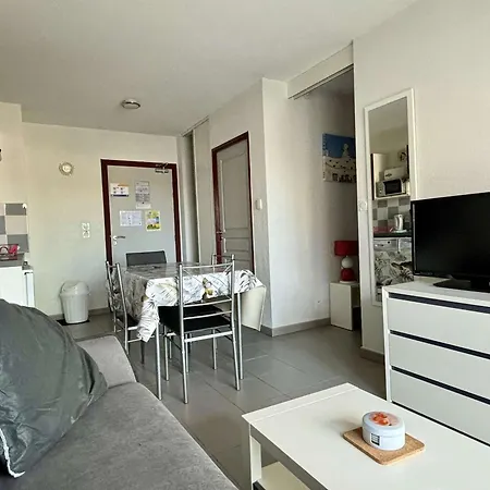 Ideal Familles : T2 Climatise Avec Terrasse, Piscine, Pres De La A - Fr-1-225-732 * Argeles-sur-Mer